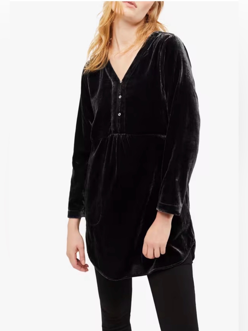 White Stuff | Anais Velvet Tunic Top